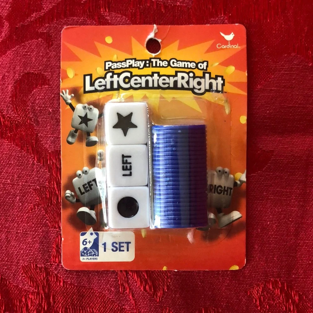 ☀️ 3/$10 Family Left Center Right Dice Game 3+ players. See description